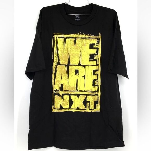 We Are NXT Shirt Sleeve Black Yellow T Shirt Size XL - Picture 1 of 2